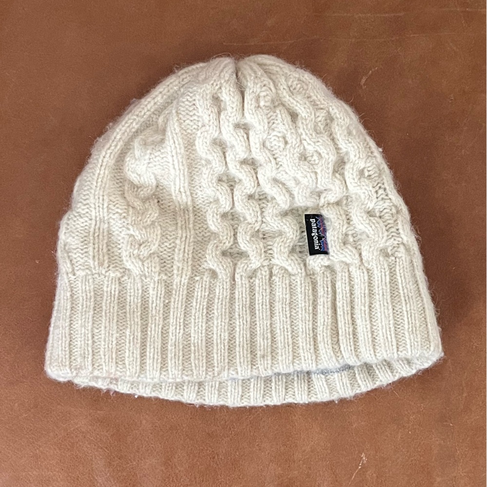 Patagonia Cozy Cream Knit Beanie